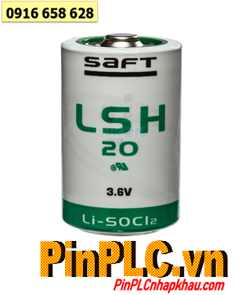 Saft LSH20, Pin nuôi nguồn PLC Saft LSH20 lithium 3.6v D 13 000mAh /Xuất xứ PHÁP 